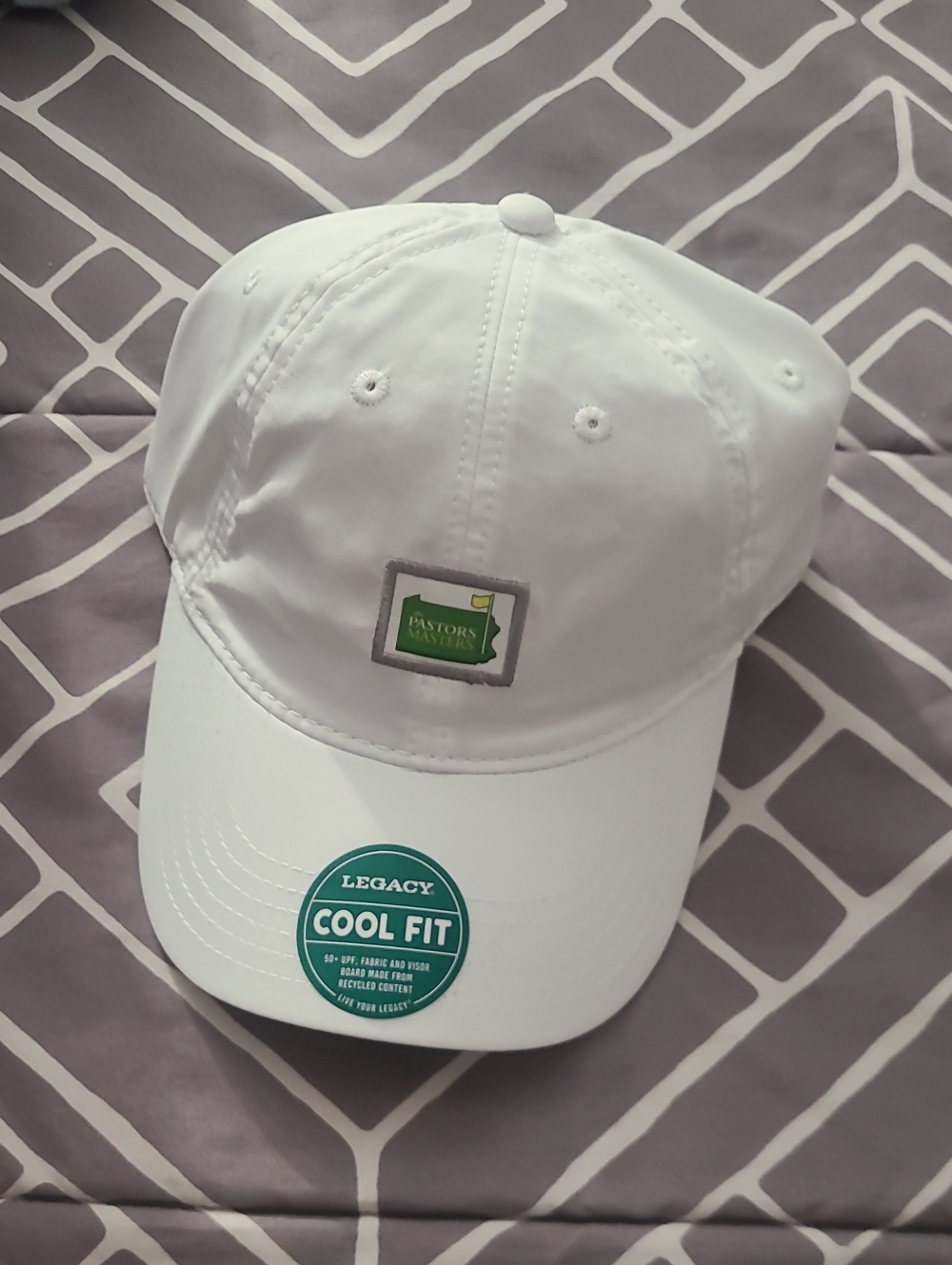 Legacy White Cool Fit Pastors Masters Hat